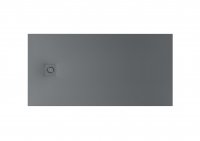 Roca Terran-N 1000 x 700mm Superslim Shower Tray - Slate