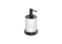 Roca Tempo Over Countertop Soap Dispenser - Brushed Titanium Black