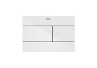 Roca In-Wall PS2 Dual Flush Plate - White
