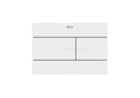 Roca In-Wall PS2 Dual Flush Plate - Matt White