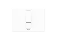 Roca In-Wall PS4 Dual Flush Plate - Matt White