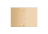 Roca In-Wall PS4 Dual Flush Plate - Rose Gold