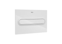 Roca In-Wall PL1 Single Flush Plate - White