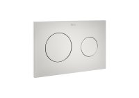 Roca In-Wall PL10 Dual Flush Plate - Pearl