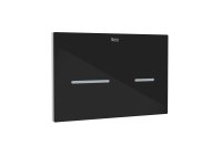 Roca In-Wall EP3 Electronic Touchless Dual Flush Plate (Duplo One) - Black