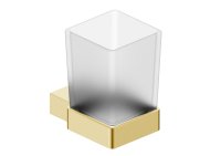 Scudo Roma Tumbler Holder - Brushed Brass