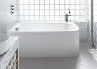 Britton Cleargreen Viride 1800 x 750mm Offset Bath