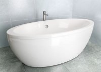 Cleargreen Freestanding Freefuerte Bath with Outer Skin