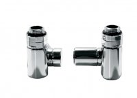 SBH Integrated T-pce Valve and Lockshield - Corner Angled - SBH14