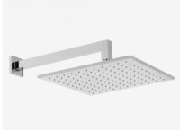 Vado Nebula 300mm Single Function Square Shower Head with Arm