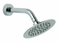 Vado Aquablade Single Function Slimline Round Shower Head and Arm - Stock Clearance