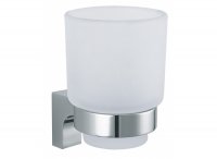 Vado Atom Frosted Glass Tumbler and Holder - Stock Clearance