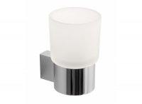 Vado Infinity Frosted Glass Tumbler and Holder