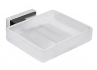 Vado Level Frosted Glass Soap Dish and Holder
