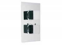 Vado Te Concealed 3 Outlet, 2 Handle Thermostatic Shower Valve