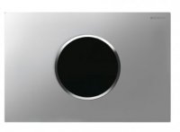 Geberit Sigma 10 Chrome Matt/Chrome Gloss/Chrome Matt Touchless WC Flush For Sigma Cistern 12cm, Mains Powered*