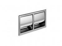Inda Hotellerie Recessed Double Toilet Roll Holder