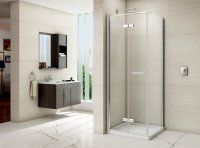 Merlyn 8 Series Frameless Hinged Bifold Shower Door
