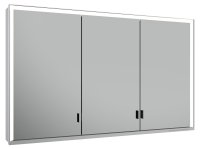 Keuco Royal Lumos 1200 x 735 x 165mm Mirror Cabinet - Anodised Silver