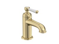 Tavistock Lansdown Mono Basin Mixer with Click Waste - Brushed Brass