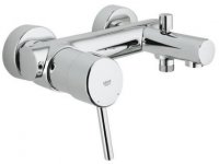 Concetto Wall or Deck Mounted Basin Mixer with Pop-up Waste