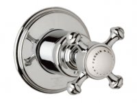 Perrin & Rowe Concealed Diverter with 2 Outlets and Crosshead Handles