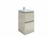 RAK Resort 500mm Floor Standing Basin Unit - Matt Stone