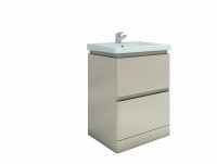 RAK Resort 650mm Floor Standing Basin Unit - Matt Stone