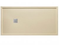 Roca Terran Extra-Slim 1400 x 800 x 41mm Resin Shower Tray - With Frame