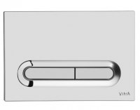 Vitra Chrome Plated Loop T Panel Flush Plate