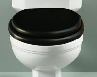 Silverdale Wooden Toilet Seat - Black