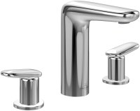 Villeroy & Boch Antao Three-Hole Basin Mixer with Pop-Up Waste - Chrome