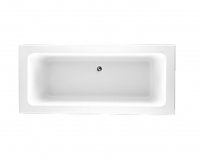 The White Space Aluna Double Ended Bath 1700 x 700mm - White