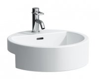 Laufen Living City 460mm Round Semi Recessed Basin