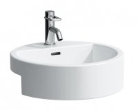 Laufen Living City Round Semi Recessed Basin