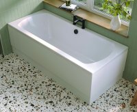 Fortitude Fawden 1700x700mm Heavy Duty Double Ended Bath - White