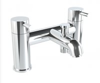 Vitra Minimax S Two Tap Hole Bath Shower Mixer including Handshower