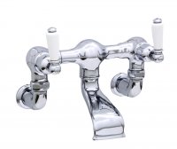 Perrin & Rowe Wall Mounted Bath Filler with Lever Handles
