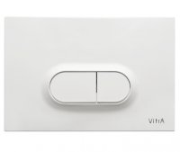 Vitra High Gloss White Loop O Panel Flush Plate