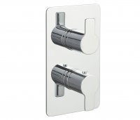 Just Taps Plus Amore Thermostatic Concealed 1 Outlet Shower Valve - Chrome