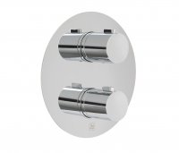 Just Taps Plus Hugo Thermostatic Concealed 1 Outlet Shower Valve - Chrome