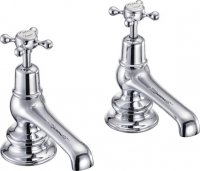 Burlington Claremont Regent Bath Pillar Taps