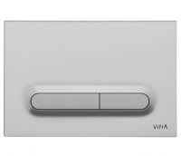 Vitra Matt Chrome Plated 12cm Photocell Loop T Panel Flush Plate