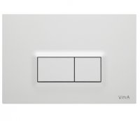 Vitra Gloss White Loop R Panel Flush Plate