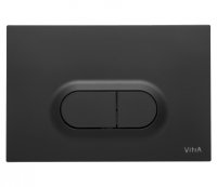 Vitra Matt Black Loop O Panel Flush Plate