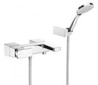 Roca L90 Bidet Mixer with Pop Up Waste