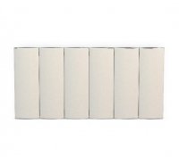 Bisque Lissett Designer Radiator - White - 590mm x 804mm