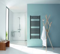 Zehnder Klaro Towel Rail 748 x 450mm - Matt Black