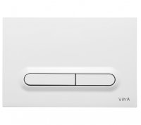 Vitra Gloss White Loop T Panel Flush Plate