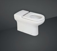 RAK Compact 70cm Extended Rimless Back To Wall WC Pan